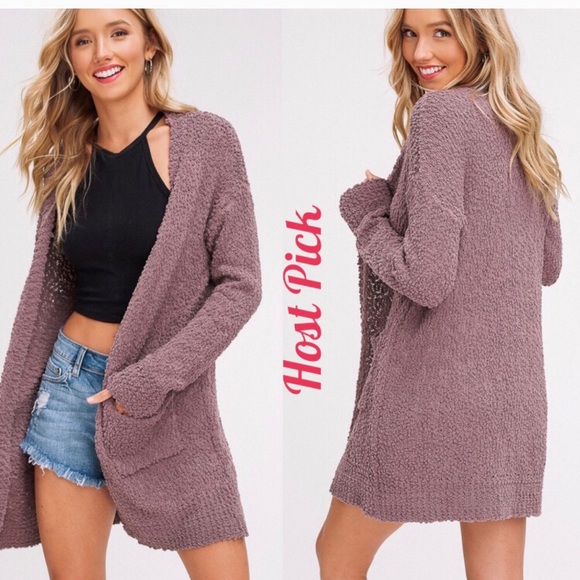 Sweaters - SUPER SOFT MOCHA MUST HAVE CARDIGAN